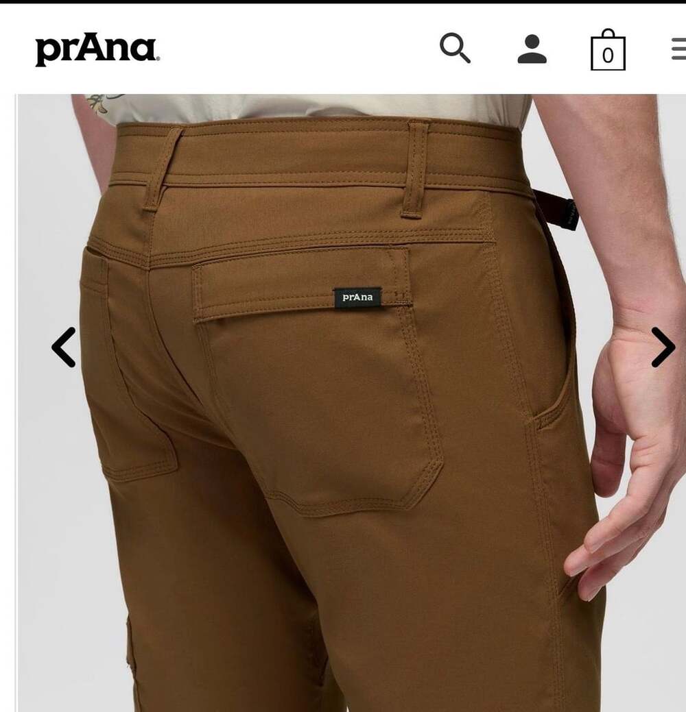 prAna Stretch Zion Slim Pant II Men's Tapered Leg Hiking Pants